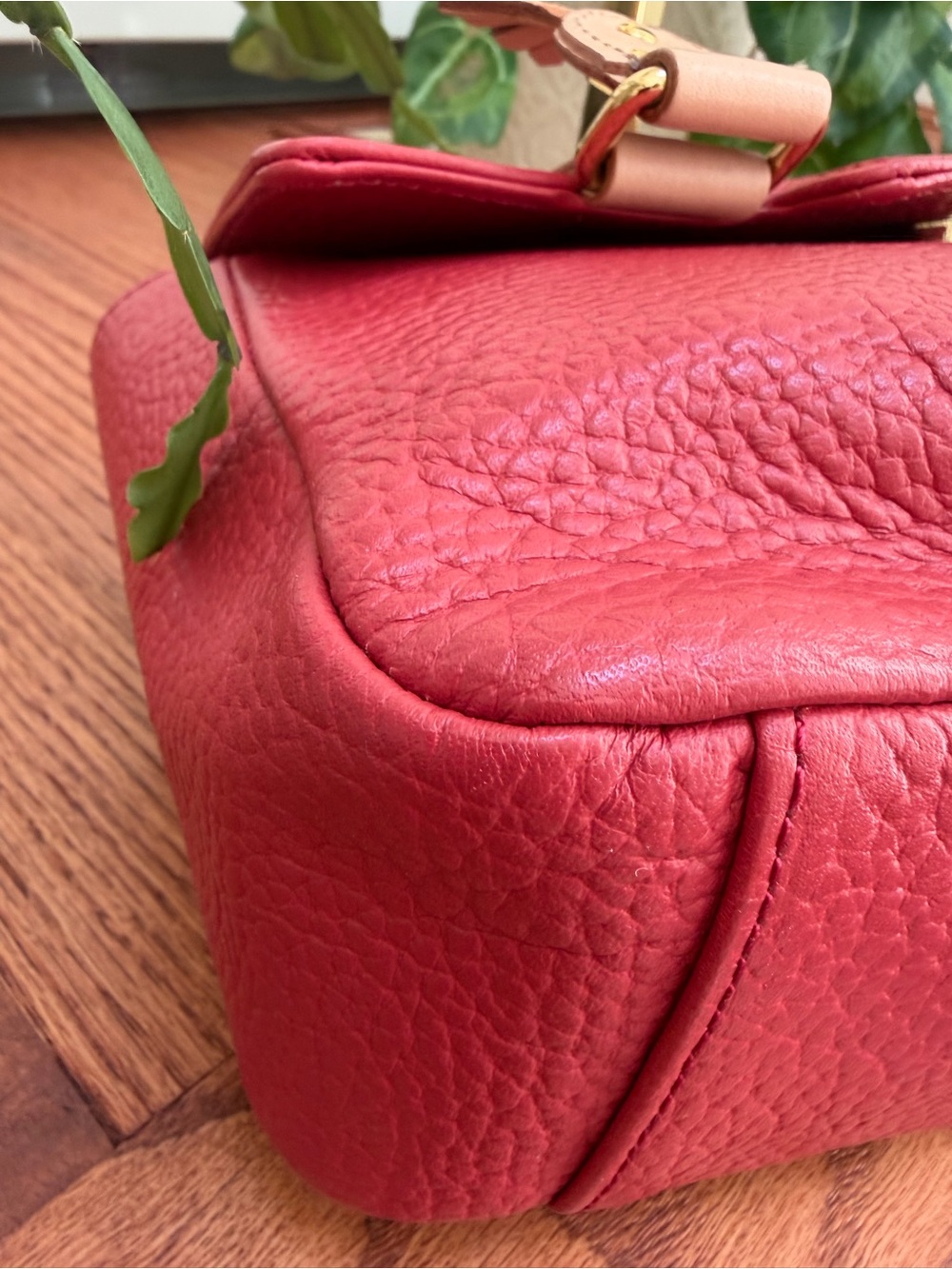 Blue Label Crestbridge/Burberry Red Bag - Picture 12 of 16